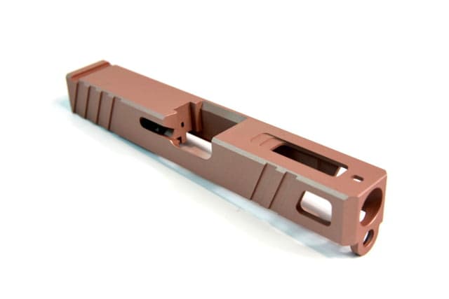 Gun Cuts Apprentice Slide for Glock 19 Optic Cut Rose Gold