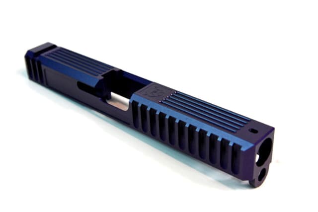 Gun Cuts Bulldog Slide for Glock 17 No Optic Cut Royal Purple