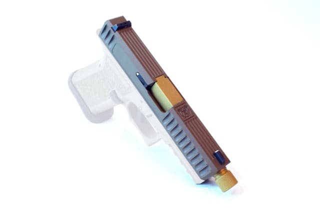 Gun Cuts Bulldog Slide for Glock 19 No Optic Cut Flat Dark Earth