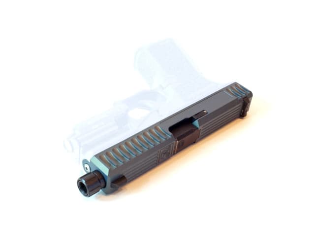 Gun Cuts Bulldog Slide for Glock 19 No Optic Cut Northern Lights