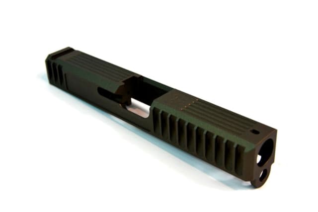 Gun Cuts Bulldog Slide for Glock 19 No Optic Cut Midnight Bronze