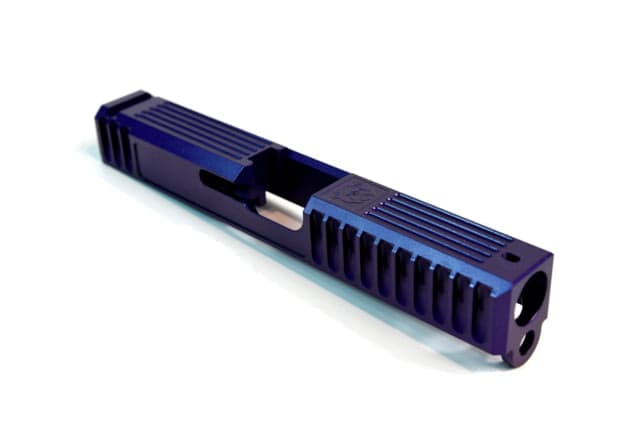 Gun Cuts Bulldog Slide for Glock 19 No Optic Cut Royal Purple