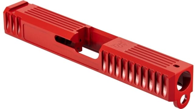 Gun Cuts Bulldog Slide for Glock 19 No Optic Cut USMC Red