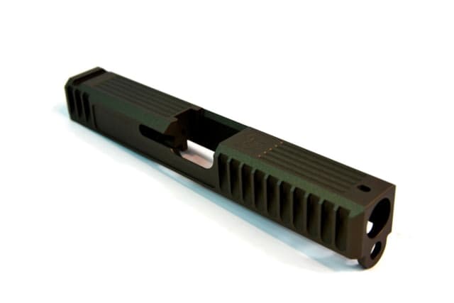 Gun Cuts Bulldog Slide for Glock 19 Optic Cut Midnight Bronze
