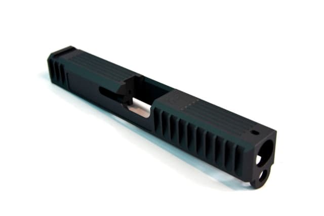Gun Cuts Bulldog Slide for Glock 19 Optic Cut Sniper Gray