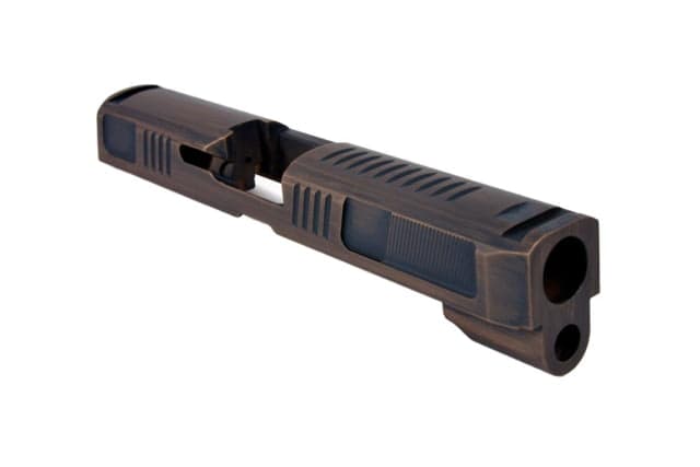 Gun Cuts Counter Strike for Sig Sauer P320 Full Size/M17 No Optic Cut Battleworn Copper