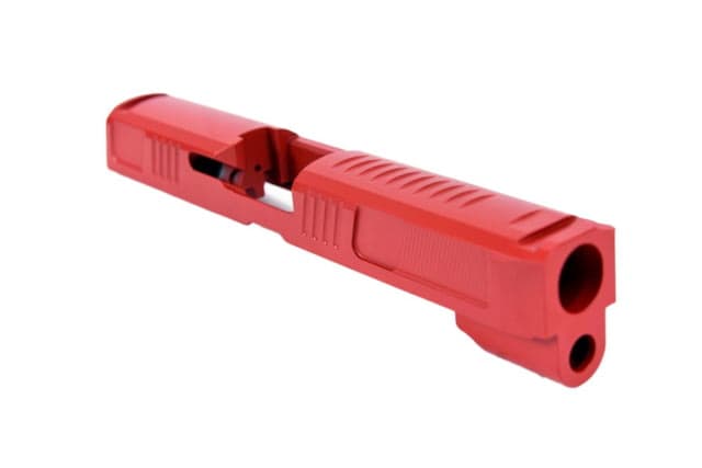 Gun Cuts Counter Strike for Sig Sauer P320 Full Size/M17 Optic Cut USMC Red