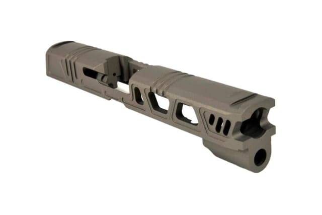 Gun Cuts Cyberpunk for Sig Sauer P320 Full Size/M17 No Optic Cut Burnt Bronze