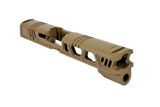 Gun Cuts Cyberpunk for Sig Sauer P320 Full Size/M17 No Optic Cut Coyote Tan