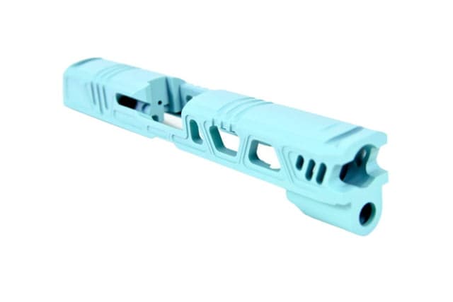 Gun Cuts Cyberpunk for Sig Sauer P320 Full Size/M17 No Optic Cut Robbins Egg Blue