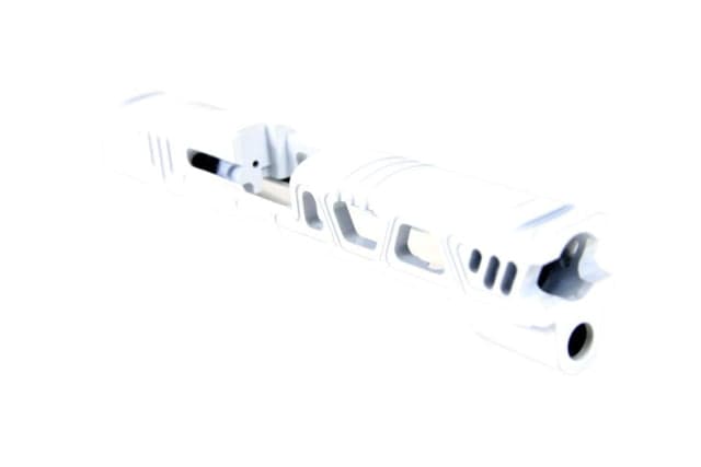 Gun Cuts Cyberpunk for Sig Sauer P320 Full Size/M17 No Optic Cut Stormtooper White