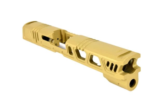 Gun Cuts Cyberpunk for Sig Sauer P320 Full Size/M17 Optic Cut Gold