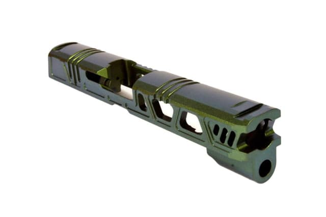 Gun Cuts Cyberpunk for Sig Sauer P320 Full Size/M17 Optic Cut Radioactive Green