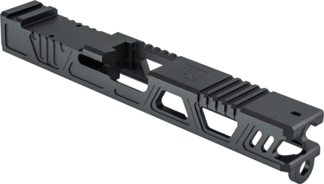 Gun Cuts Cyberpunk Slide for Glock 17 Optic Cut Graphite Black