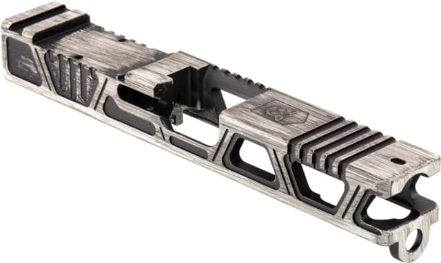 Gun Cuts Cyberpunk Slide for Glock 19 Optic Cut Battleworn White