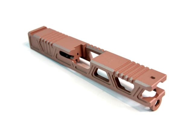 Gun Cuts Cyberpunk Slide for Glock 19 Optic Cut Rose Gold