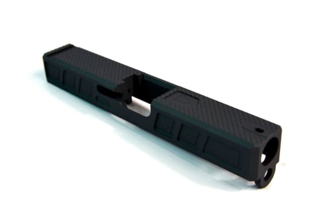 Gun Cuts Gentleman Slide for Glock 19 No Optic Cut Graphite Black