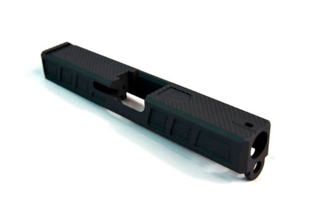 Gun Cuts Gentleman Slide for Glock 19 Optic Cut Graphite Black