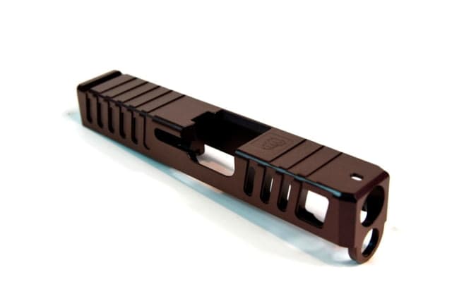 Gun Cuts Juggernaut Slide for Glock 26 No Optic Cut Black Cherry Bomb