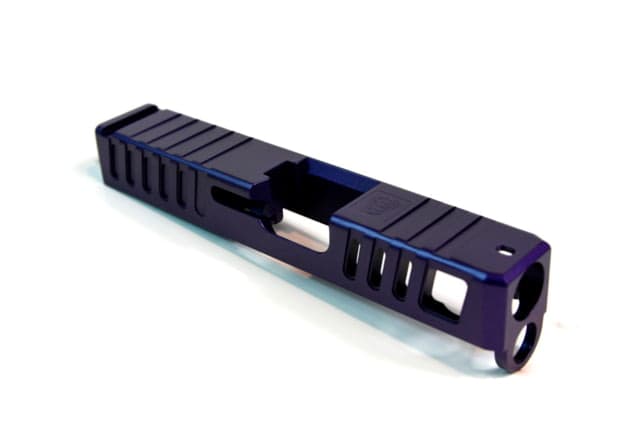 Gun Cuts Juggernaut Slide for Glock 26 No Optic Cut Royal Purple