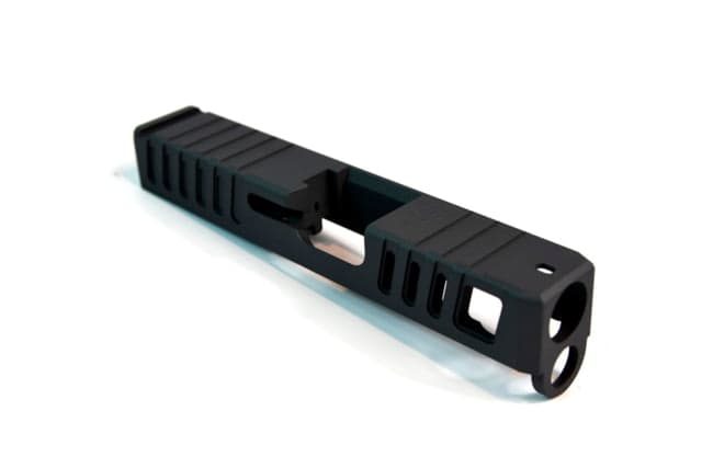 Gun Cuts Juggernaut Slide for Glock 26 No Optic Cut Sniper Gray