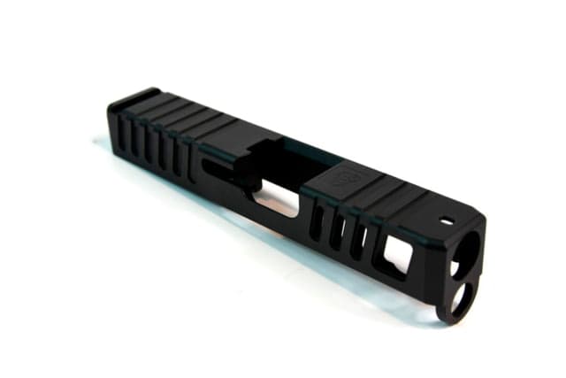 Gun Cuts Juggernaut Slide for Glock 26 Optic Cut Graphite Black