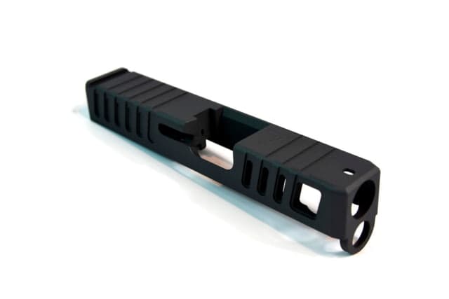 Gun Cuts Juggernaut Slide for Glock 26 Optic Cut Sniper Gray