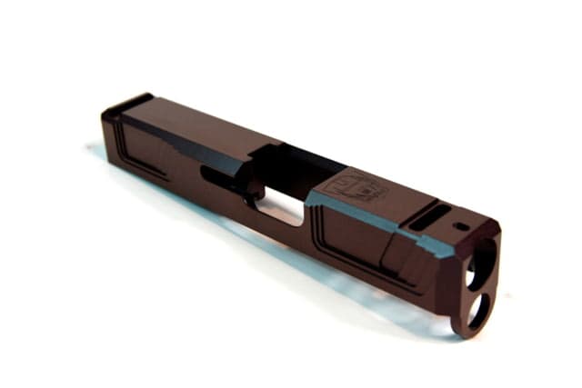 Gun Cuts Raider Slide for Glock 26 No Optic Cut Black Cherry Bomb