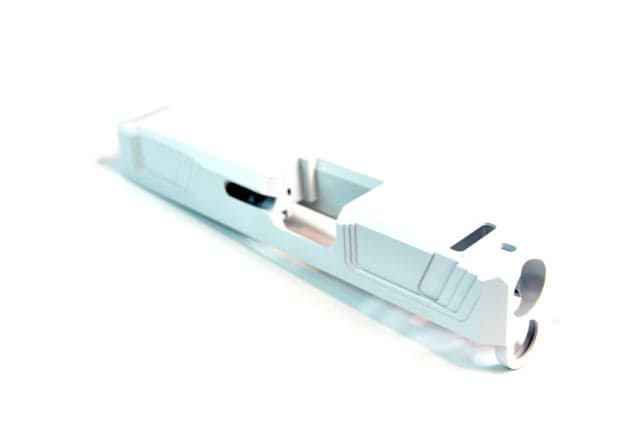 Gun Cuts Raider Slide for Glock 26 No Optic Cut Stormtooper White