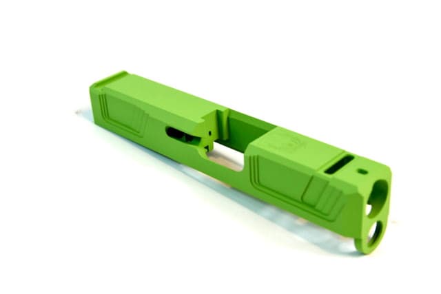 Gun Cuts Raider Slide for Glock 26 No Optic Cut Zombie Green