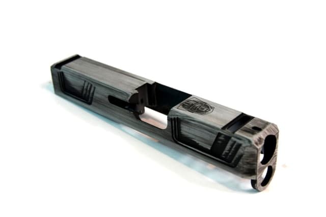 Gun Cuts Raider Slide for Glock 26 Optic Cut Battleworn White