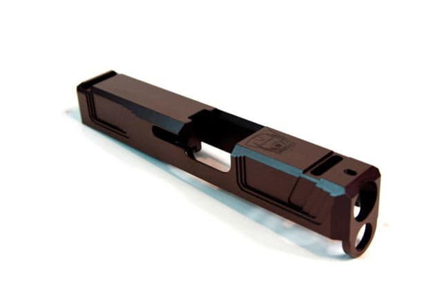 Gun Cuts Raider Slide for Glock 26 Optic Cut Black Cherry Bomb