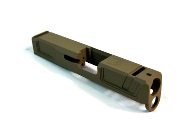 Gun Cuts Raider Slide for Glock 26 Optic Cut Flat Dark Earth
