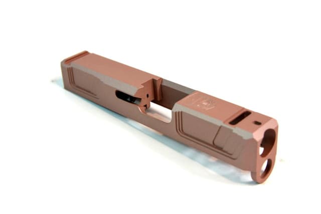 Gun Cuts Raider Slide for Glock 26 Optic Cut Rose Gold