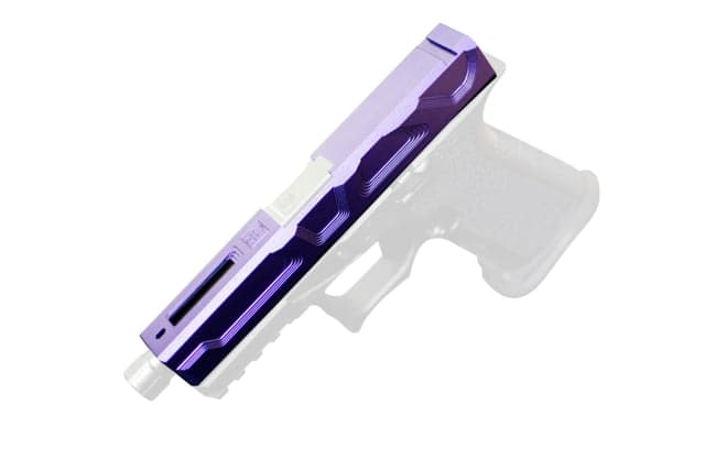 Gun Cuts Roswell Slide for Glock 19 No Optic Cut Royal Purple