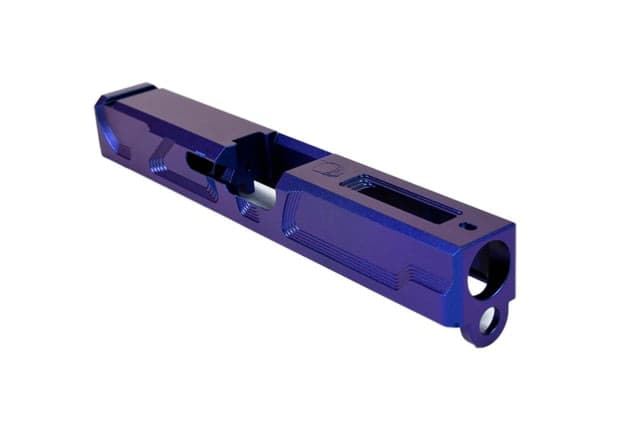 Gun Cuts Roswell Slide for Glock 19 No Optic Cut Arctic Laser Blue