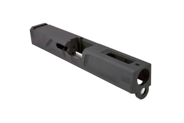 Gun Cuts Roswell Slide for Glock 19 No Optic Cut Sniper Gray