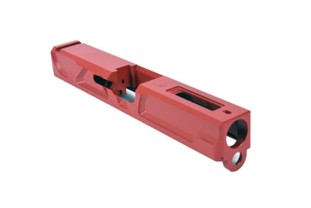 Gun Cuts Roswell Slide For Glock 19 No Optic Cut Usmc Red