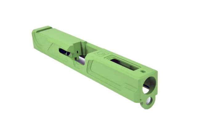 Gun Cuts Roswell Slide For Glock 19 No Optic Cut Zombie Green