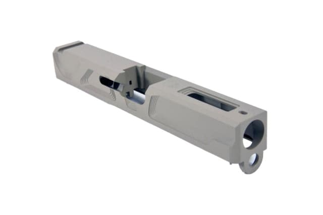 Gun Cuts Roswell Slide for Glock 19 Optic Cut Desert Sand