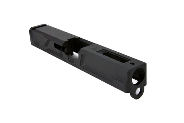 Gun Cuts Roswell Slide for Glock 19 Optic Cut Graphite Black