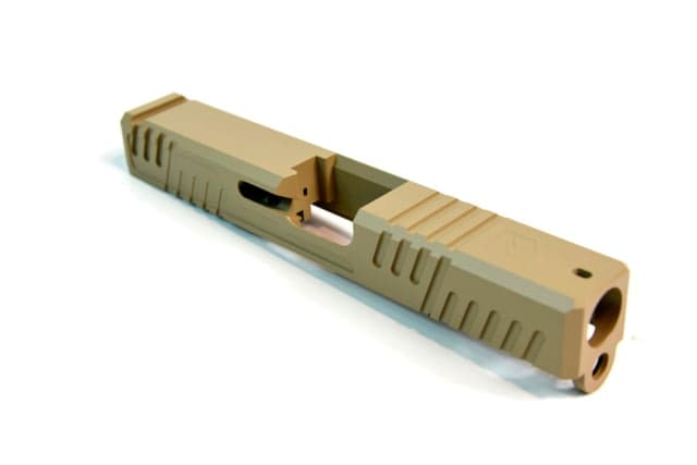 Gun Cuts Shift Slide for Glock 19 No Optic Cut Desert Sand