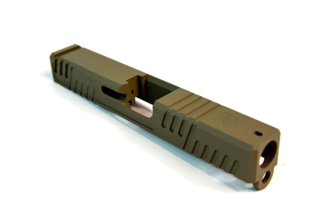 Gun Cuts Shift Slide for Glock 19 No Optic Cut Flat Dark Earth