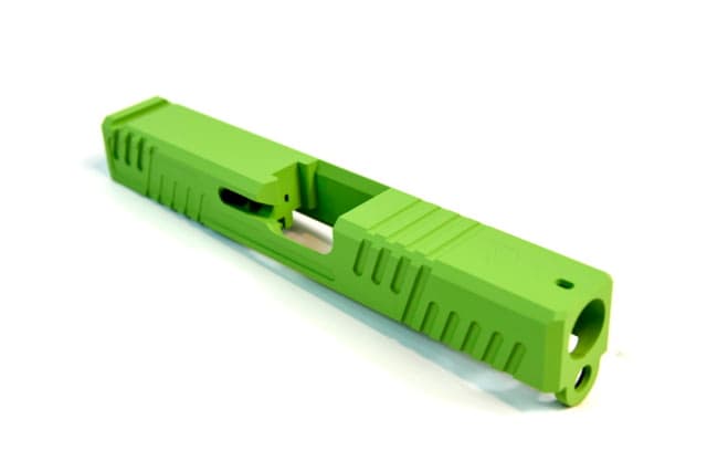 Gun Cuts Shift Slide for Glock 19 No Optic Cut Zombie Green