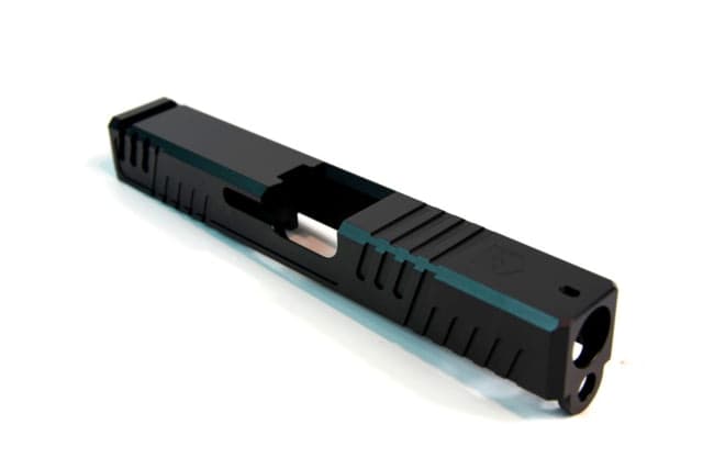 Gun Cuts Shift Slide for Glock 19 Optic Cut Graphite Black
