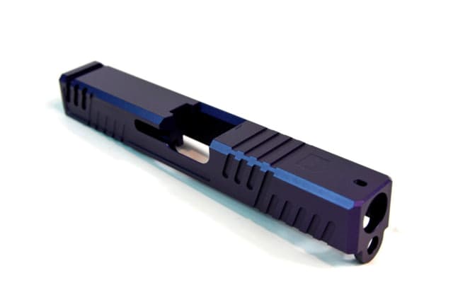 Gun Cuts Shift Slide for Glock 19 Optic Cut Royal Purple