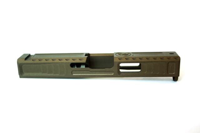 Gun Cuts Viper Slide for Glock 19 No Optic Cut Midnight Bronze