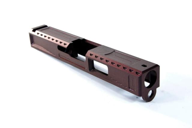 Gun Cuts Viper Slide for Glock 19 No Optic Cut Black Cherry Bomb