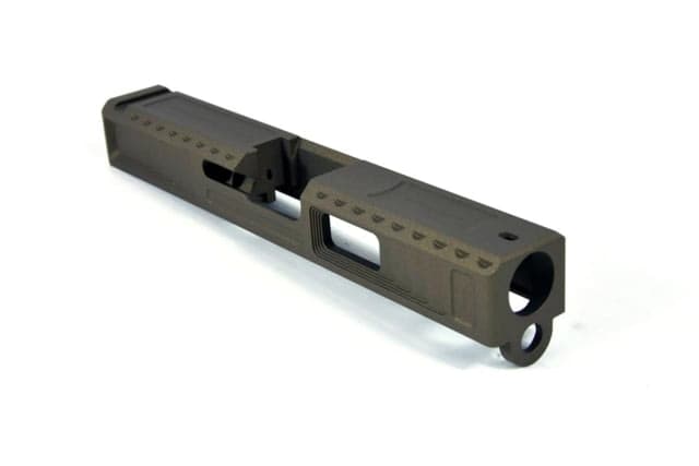 Gun Cuts Viper Slide For Glock 19 No Optic Cut Burnt Bronze