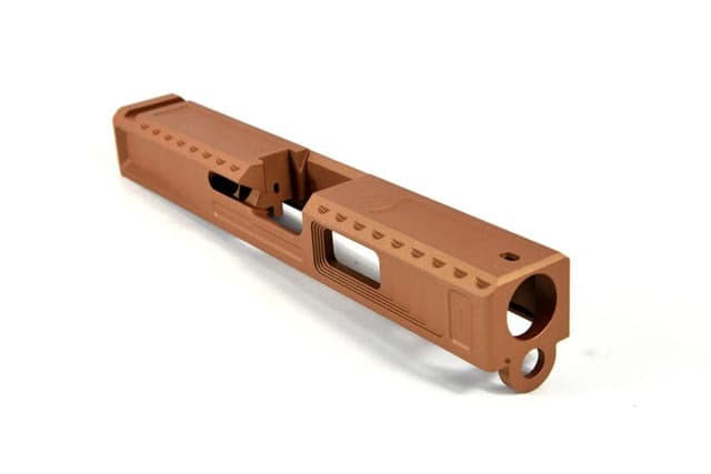 Gun Cuts Viper Slide For Glock 19 No Optic Cut Copper